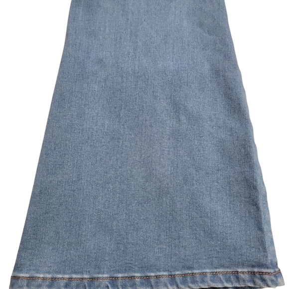 Free People Women's Penny Pull-on Flare Stretch Denim Jeans Size 25 Med Wash - Picture 11 of 16